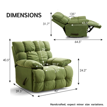 Summer Sale -  Oversized Rocker Recliner Chair